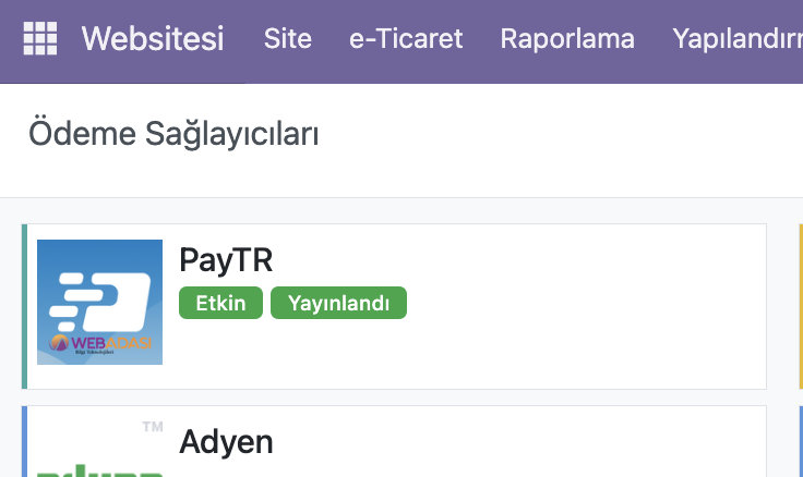 Paytr Modülü